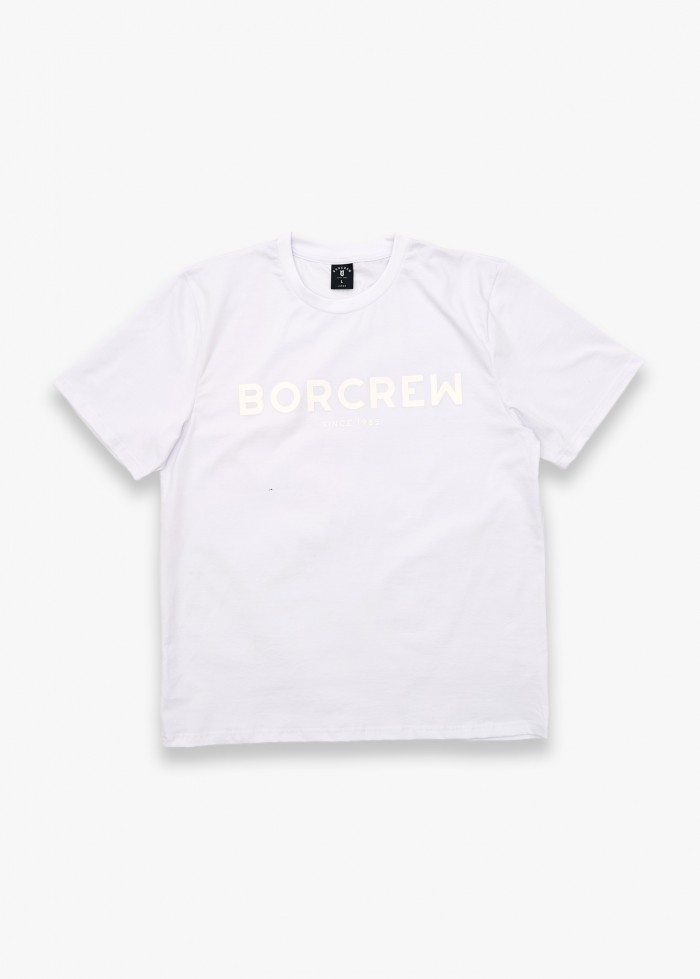 KOSZULKA BOR CLASSIC 3D BIAŁA BORCREW