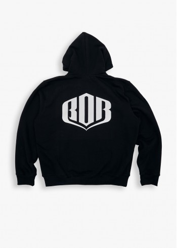 BLUZA Z KAPTUREM BOR SHIELD CLASSIC CZARNA BORCREW
