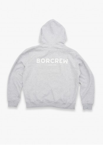 BLUZA Z KAPTUREM BOR 3DSHIELD SZARA BORCREW